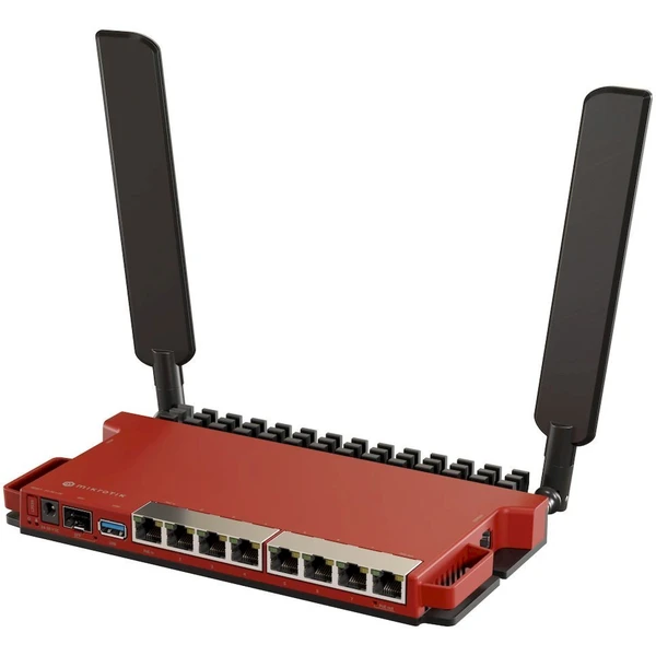 MikroTik BOARD L009UiGS-2HaxD-IN Wi-Fi 6 smerovač červený - Wi-Fi routery - Hlavný obrázok