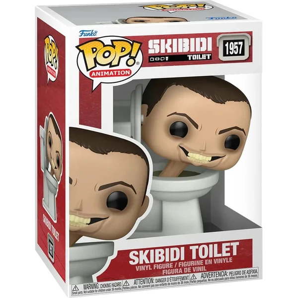 Funko POP! #1957 Animation: Skibidi Toilet - Skibidi Toilet - Funko POP! - Obrázok 92OG000J01