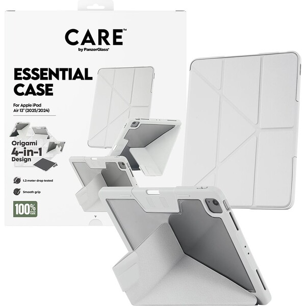 E-shop PanzerGlass® CARE 4v1 Essential puzdro Apple iPad Air 13" (2025/2024) sivé
