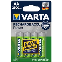 Varta Ready to use LR6/4BP AA nabíjacia batéria 2600 mAh (4ks) - Batérie