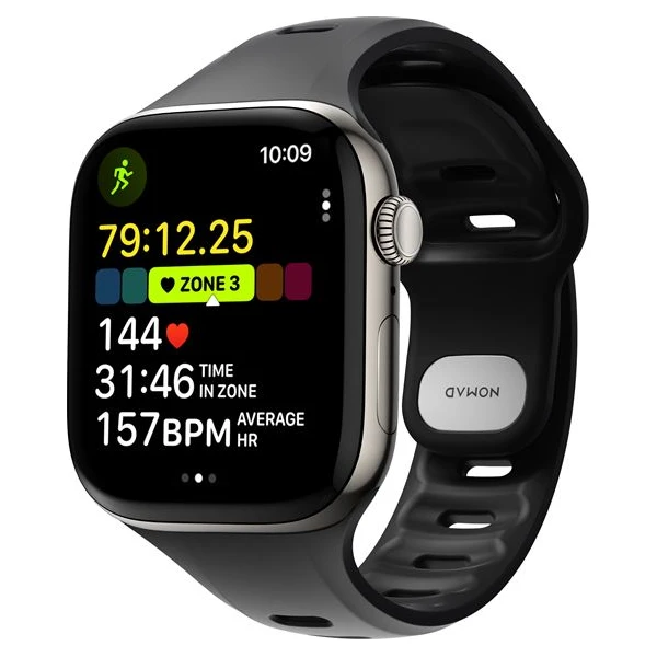 Nomad Tempo Band FKM remienok Apple Watch 41mm/42mm čierny - Remienky - Hlavný obrázok