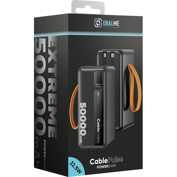 OBAL:ME CablePulse Powerbanka 50000mAh 22,5W Black - Powerbanky - Obrázok 92f7c35280404424b428857ab76fe9b8