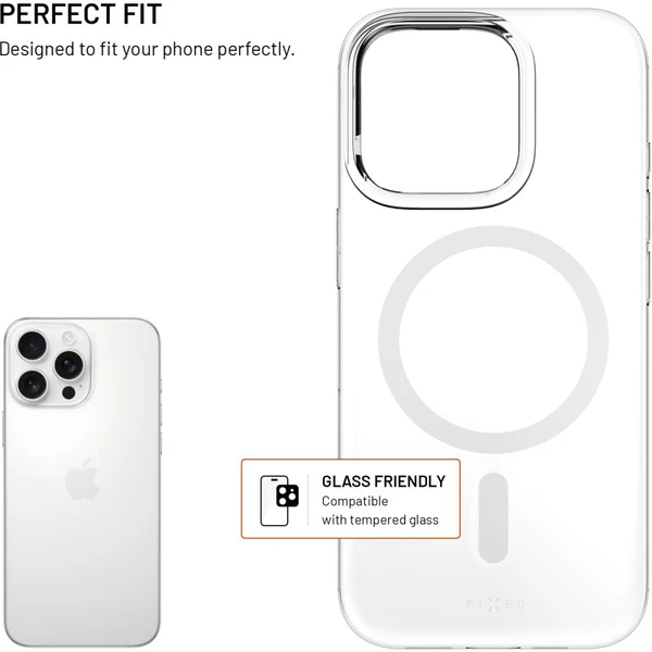 FIXED MagShell ultratenký kryt s MagSafe Apple iPhone 16 Pro Max číry - Puzdra - Obrázok 92fe4fc11f5c4f3bb63254c1ba05788c