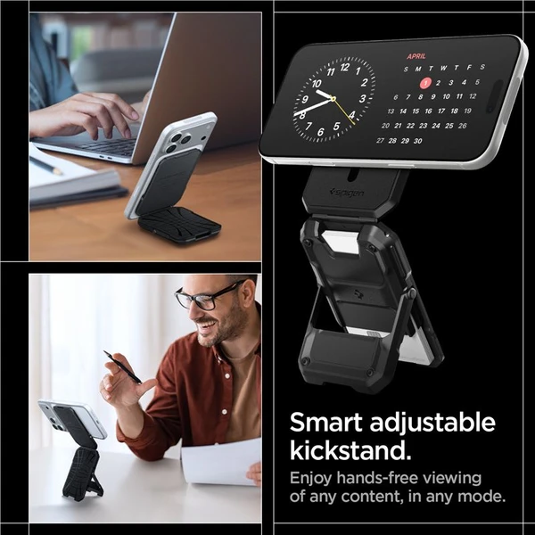 Spigen Tough Armor Pro Wallet MagSafe peňaženka pre 5 kariet čierna - Peňaženky - Obrázok 92fe55a998f7484f89a4cc2d30919648