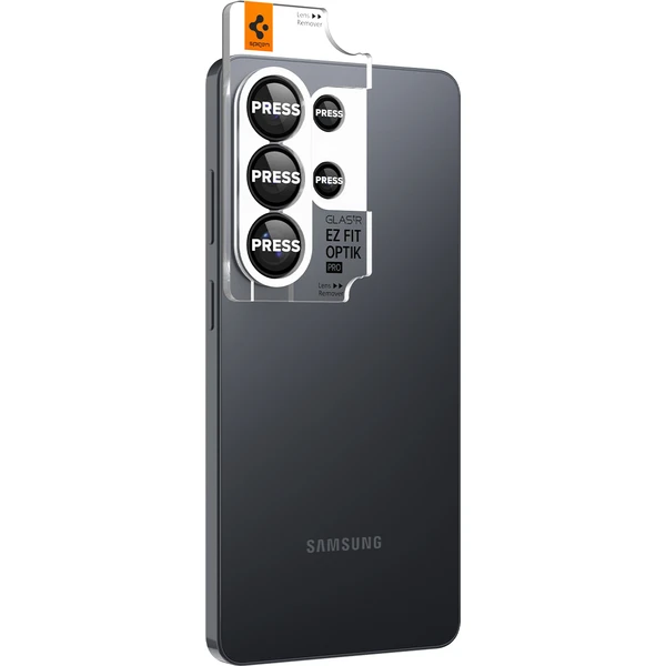 Spigen Glass tR EZ Fit Optik Pro HD sklá na fotoaparát Samsung Galaxy S26 Ultra čierna (2 ks) - Ochranné fólie a sklo - Obrázok 9312272a9253469797b32bbdfcf938a5