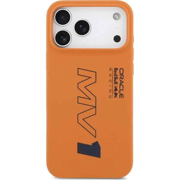 Oracle Red Bull Racing Silicone MV1 MagSafe kryt iPhone 17 Pro Max oranžový - Puzdra - Obrázok 9314dba974834167b5c6f8b200277934