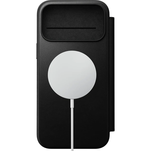 Nomad Modern Leather Folio MagSafe kožené puzdro iPhone 18 Pro Max Black - Puzdra - Obrázok 933fe897dd3146e7a278b14b1006fbf8