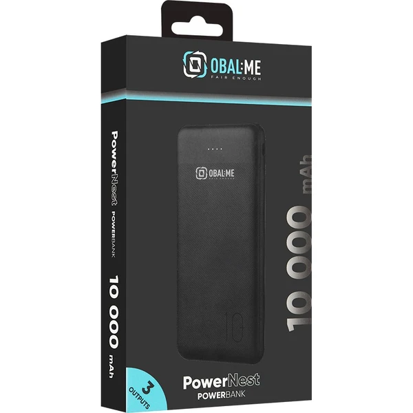 OBAL:ME PowerNest Powerbanka 10000mAh čierna - Powerbanky - Obrázok 93508f160a1342e9b11b95d69df7ca89