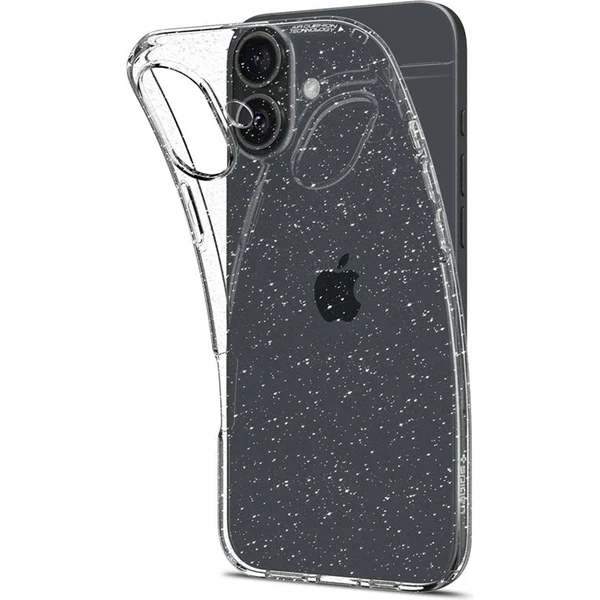 Spigen Liquid Crystal Glitter kryt iPhone 16 crystal quartz - Puzdra - Obrázok 9353ec8106844d2e84f43c9bd5f1c05f