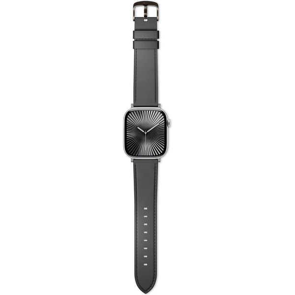 iWant Leather remienok pre Apple Watch 49/46/45/44/42mm čierny - Remienky - Obrázok 936C000O01