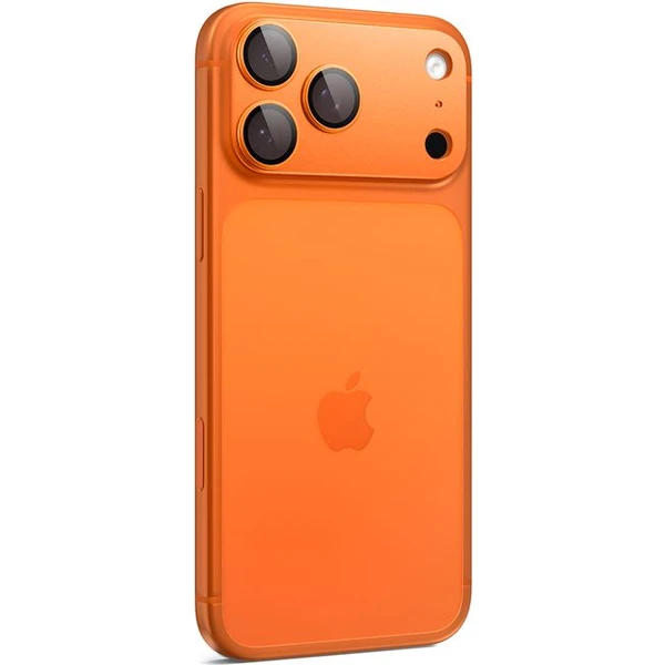 Spigen Glass TR EZ Fit Optik Pro XL sklo na fotoaparát iPhone 17 Pro oranžové - Ochranné fólie a sklo - Obrázok 9372a2932e9148ca97dac877f1e9d478
