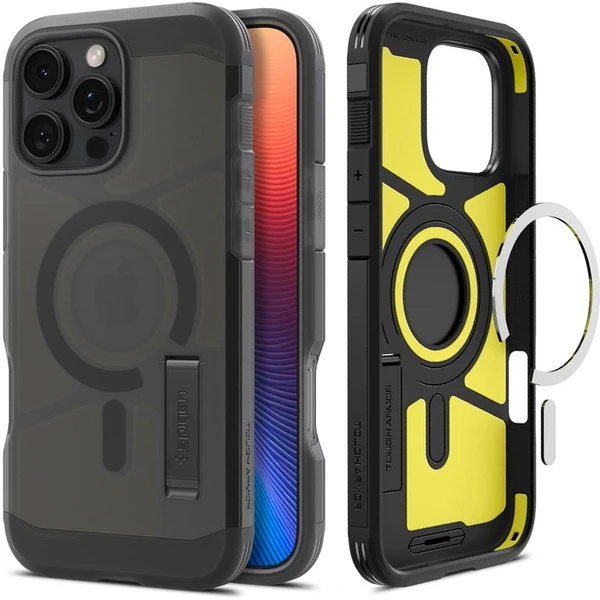 Spigen Tough Armor MagSafe kryt iPhone 16 Pro Max frost black - Puzdra - Hlavný obrázok