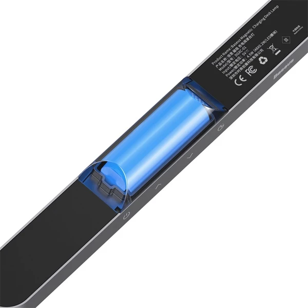 Magnetická bezdrôtová LED lampa Baseus Magnetic Pro sivá - Lampičky - Obrázok 93AE000N01