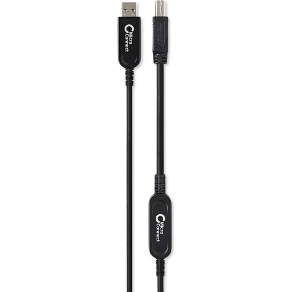 MicroConnect Premium Optický vláknový kábel USB-A/USB-B optický kábel 15m čierny - Káble a redukcie - Obrázok 93PF000O01