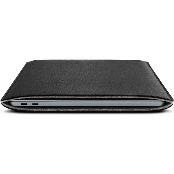Woolnut Leather Sleeve kožené puzdro MacBook Pro 13"/MacBook Air 13" čierne - Puzdra - Obrázok 93SR100501
