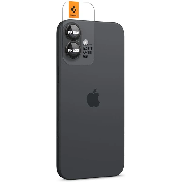 Spigen Glass tR EZ Fit Optik Pro sada skiel iPhone 17/16/16 Plus čierna (2-bal) - Ochranné fólie a sklo - Obrázok 93b5085b7ecc4a21b32d69456f05a2bb
