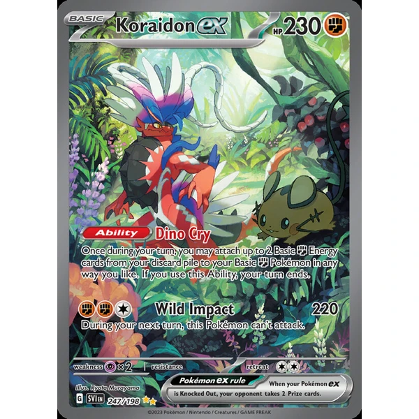 Koraidon ex (SVI 247) - Scarlet & Violet [Holo] - Kusové karty - Hlavný obrázok