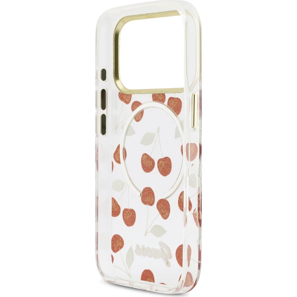 Guess IML Glitter Cherry MagSafe kryt iPhone 17 Pro - Puzdra - Obrázok 93ca4aa969f2423286bbe6d32b9d8ecc