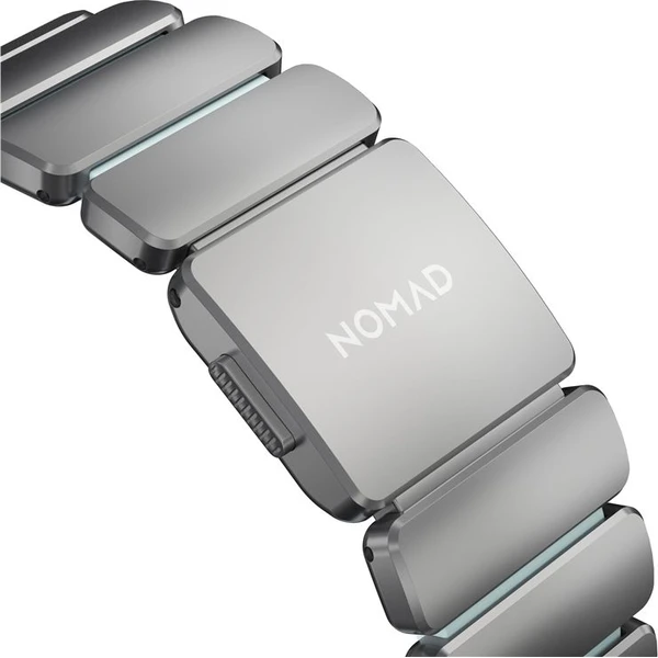 Náramok Nomad Stratos Band FKM Apple Watch 45/46/49mm Natural Titanium/Icy Blue - Remienky - Obrázok 93cd7844c67f4662bfca90d2df4d5613
