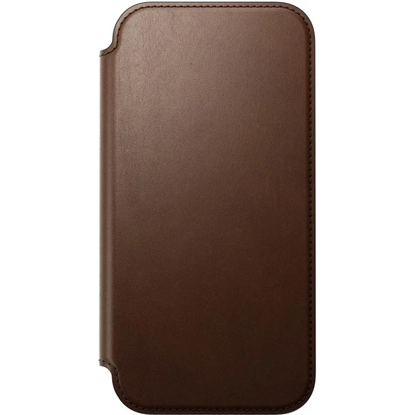 Nomad Modern Leather Folio MagSafe kožené púzdro iPhone 17 Pro Max Brown - Puzdra - Obrázok 93d0074788de4ea0801da76e2465abe1