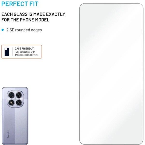 FIXED 2,5D tvrdené sklo Xiaomi Redmi Note 14 5G/Poco M7 Pro 5G číre - Puzdra - Obrázok 93d06ba0b7554e93a606b811e10408ce