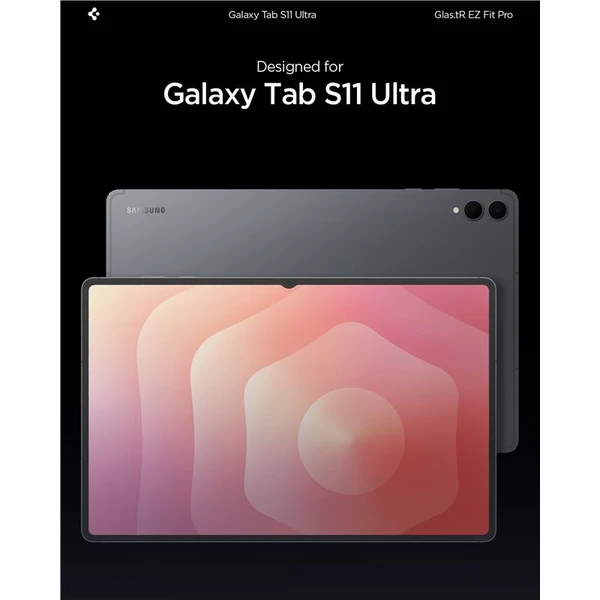 Spigen Glass tR EZ Fit Pro sklo Samsung Galaxy Tab S11 Ultra priehľadné (1 ks) - Ochranné fólie a sklo - Obrázok 93e5ebc8854746aba00f5ba571dd0c1f
