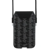 Lacoste PVC Blend Monogram Vrecko na Telefón XL Black - Puzdra