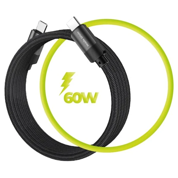Mobile Origin Magnetic Patented Original Cable USB-C to USB-C 1m, black - Káble - Obrázok 940db098d1a64959ae508ed9535f73a5