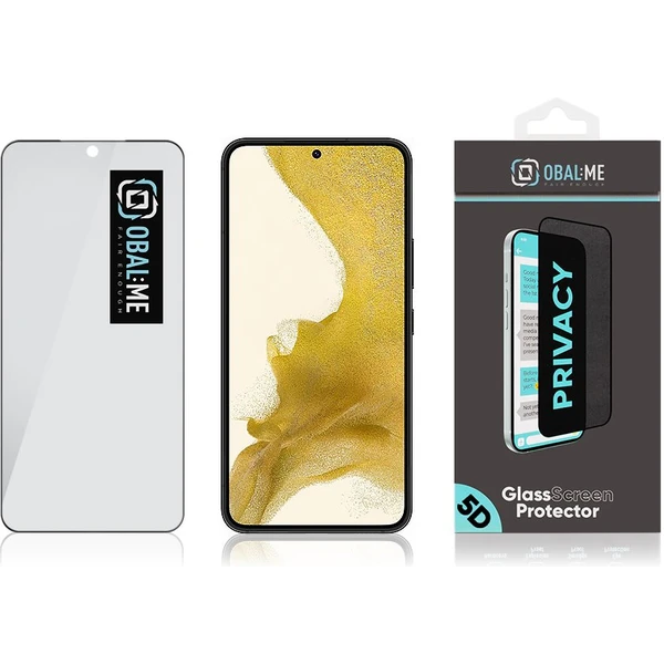 OBAL:ME Privacy 5D tvrdené sklo Samsung Galaxy S22 čierne - Ochranné fólie a sklo - Obrázok 944e9c3baed1490d912e649dc269ff73