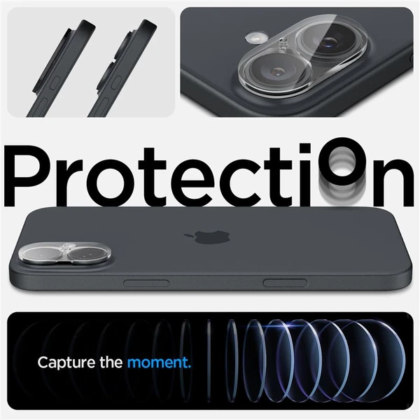 Spigen Glass tR Optik sada skiel iPhone 16/16 Plus číra (2-pack) - Ochranné fólie a sklo - Obrázok 9466ee6b26fb46b18cc20da675a336f3
