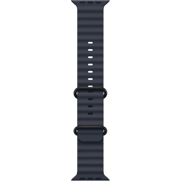 Apple Watch 49/44/45/46mm námornícky modrý oceánsky remienok s čiernym titánom - Remienky - Obrázok 9469000L01