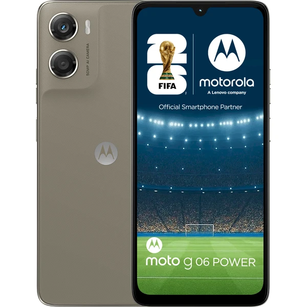 Motorola Moto G06 Power 4/256GB GSM PANTONE hnedý - Mobilné telefóny - Hlavný obrázok
