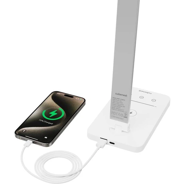 Cubenest LTW01C Wireless Charger Desk Lamp stolná lampička s bezdrôtovým nabíjaním - Lampičky - Obrázok 94DF000L01