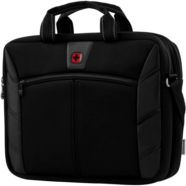 WENGER SHERPA 16" dvojitá tenká taška na notebook čierna - Batohy - Obrázok 94I1000P01