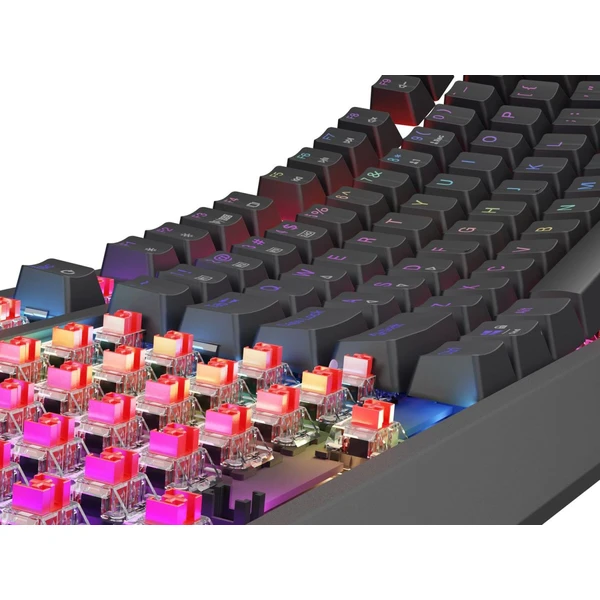 Genesis THOR 230 TKL RGB bezdrôtová mechanická klávesnica čierna Outemu Red - Klávesnice - Obrázok 94I5000O01