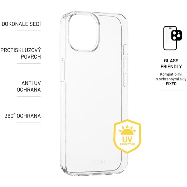 FIXED Story AntiUV TPU kryt Apple iPhone 14 číre - Puzdra - Obrázok 94IQ100501