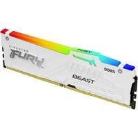 Kingston FURY Beast White RGB DDR5 16GB 6000MT/s CL36 DIMM (1x16GB) EXPO/XMP - Operačné pamäte