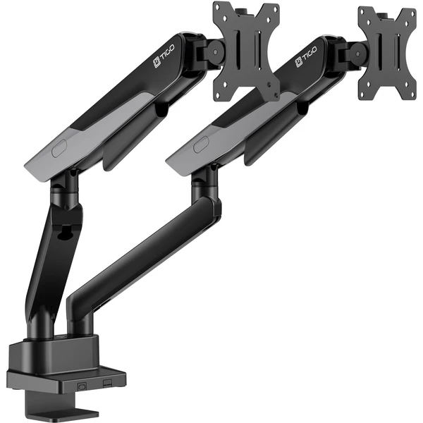 TIGO Falcon Dual držiak na dva monitory 17" - 35" čierna/sivá - Držiaky pre obrazovky - Obrázok 94QD000K01