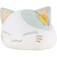 Plyšák Furyu Nemuneko Rape Flower Pattern Ear Decoration - zelený 30 cm - Plyšové hračky