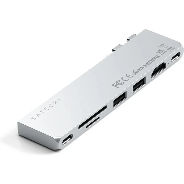 Satechi Pro Hub Slim strieborný - USB huby - Obrázok 94T1000701