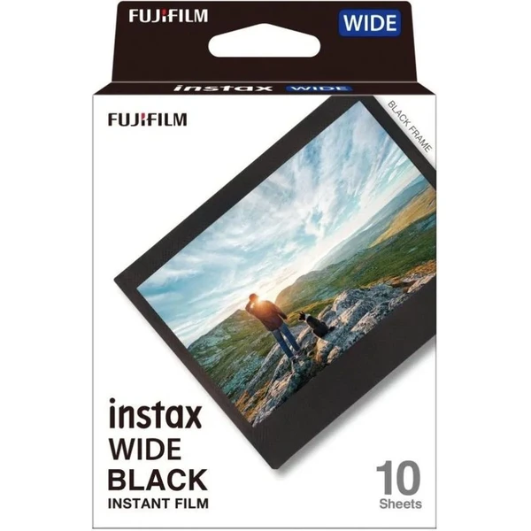 Fujifilm Instax Wide Black film (10 ks) - Filmy pre instantné fotoaparáty - Obrázok 94Z6000O01