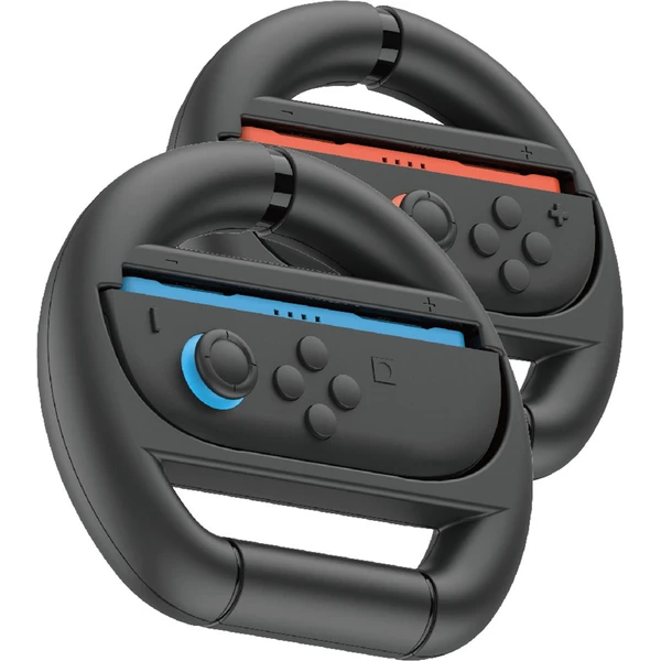 iPega SW2054 Racing Wheel volanty pre JoyCon ovládače Nintendo Switch 2 čierna - Volanty - Hlavný obrázok