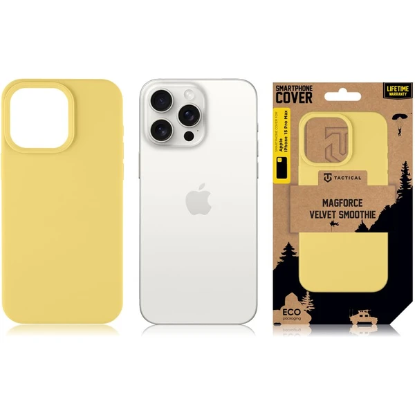 Tactical MagForce Velvet Smoothie Kryt pre Apple iPhone 15 Pro Max Banana - Puzdra - Obrázok 94b6069299814bb89785dc459258029a
