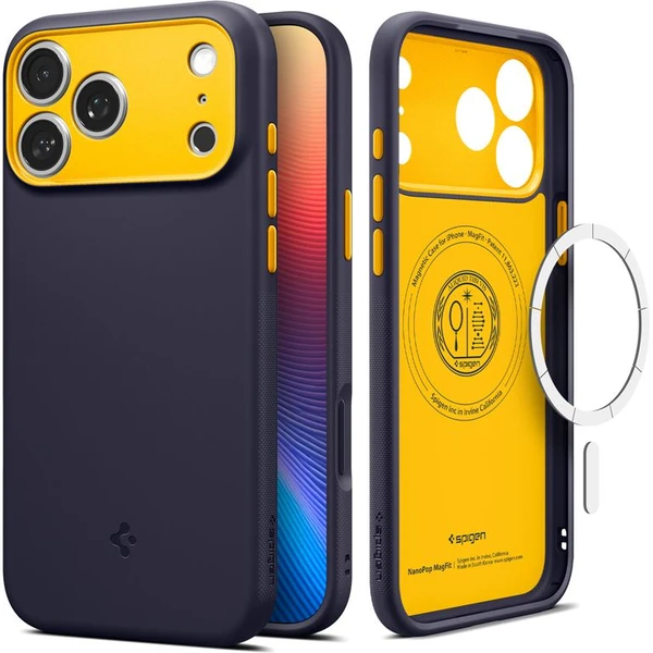 Spigen Nano Pop MagSafe kryt iPhone 17 blueberry navy - Puzdra - Hlavný obrázok