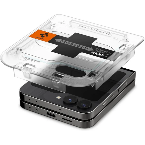 Spigen Glass TR EZ Fit Cover sklo Samsung Galaxy Flip6/Z Flip7 FE (2 ks) - Ochranné fólie a sklo - Obrázok 94cfc5be52484b5e84a868a0225c4947