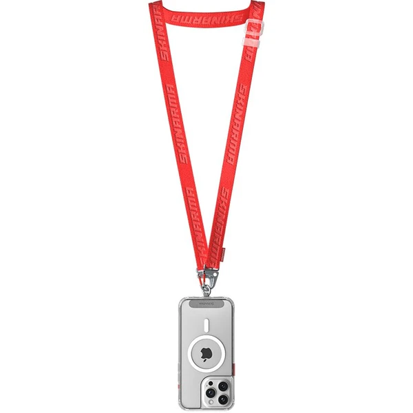 SKINARMA Scout Universal Lanyard popruh červený - Popruhy a crossbody - Obrázok 9501672a880043faa8831fdadcb17c26