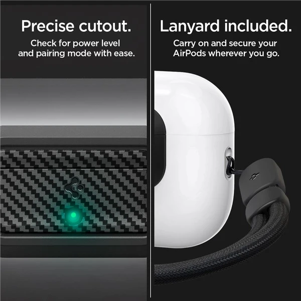 Spigen Lock Fit M puzdro AirPods Pro (2nd/1st Gen) karbón - Puzdra - Obrázok 951c3118ea984475a3bfcb937566bf27