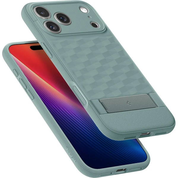 Spigen Parallax S MagSafe kryt iPhone 18 Pro/17 Pro sage green - Puzdra - Obrázok 9533bfd97e24476aab8e9dcdf52228ae