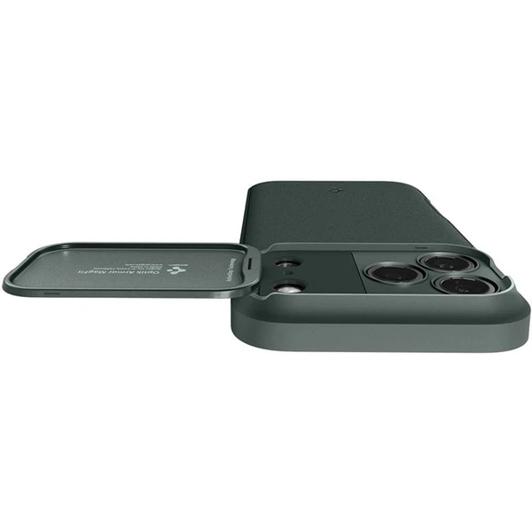 Spigen Optik Armor MagSafe kryt iPhone 17 Pro Max abyss green - Puzdra - Obrázok 9535bc91e5024b50a0dca74b3dcaed83