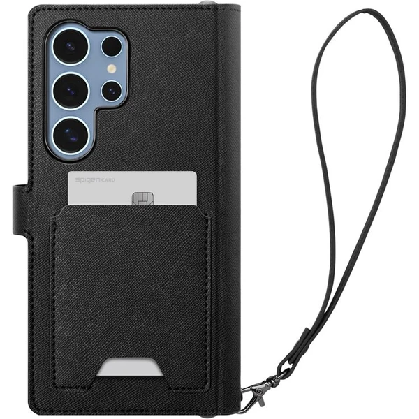 Spigen Wallet S púzdro Samsung Galaxy S25 Ultra čierne - Puzdra - Obrázok 95466f6ef81b4684b9e51ea5848056a3